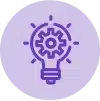 lightbulb with cog