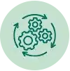 arrows around cogs