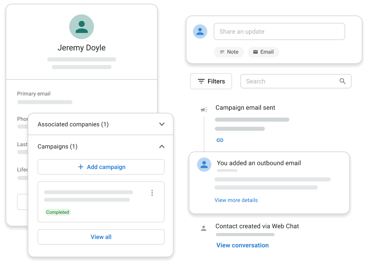 Track individual engagement