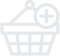 basket with plus sign