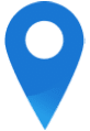 blue location marker