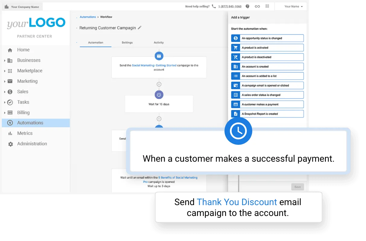 Invite a user to Business App