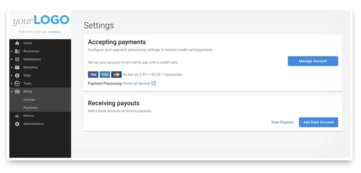 accepting payments