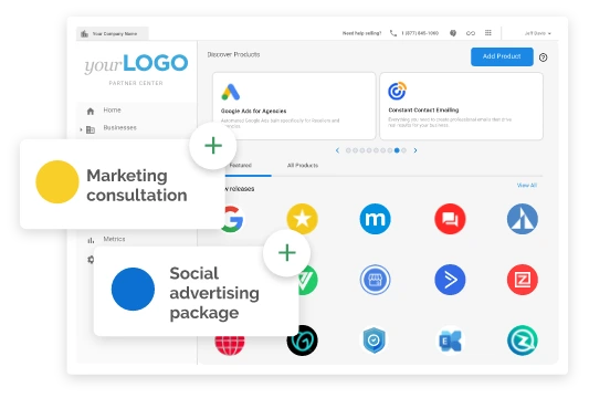 chatbot with options for messaging