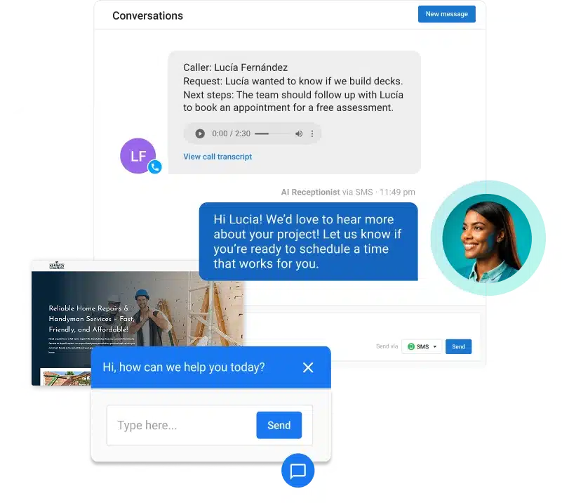 Capture more leads with Conversations AI